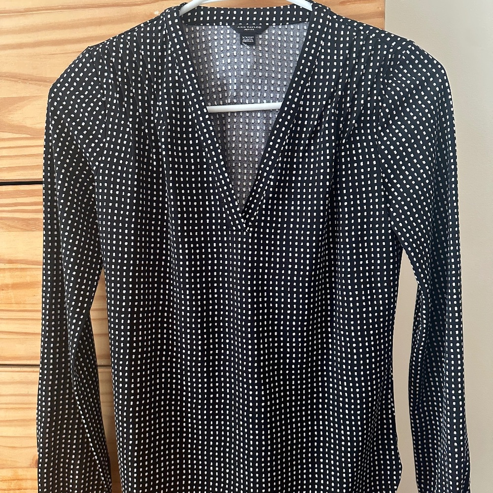 Ann Taylor fitted shirt size XXSP